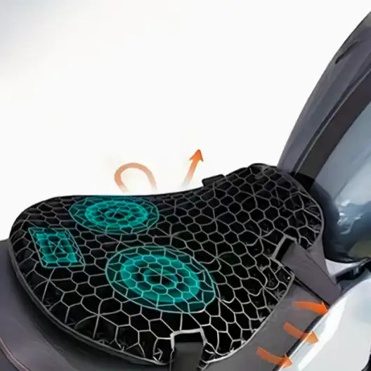 Cojin Asiento Moto Gel Siliconado