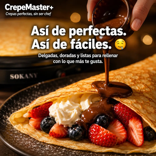 CrepeMaster+ | Crepas perfectas, sin ser chef