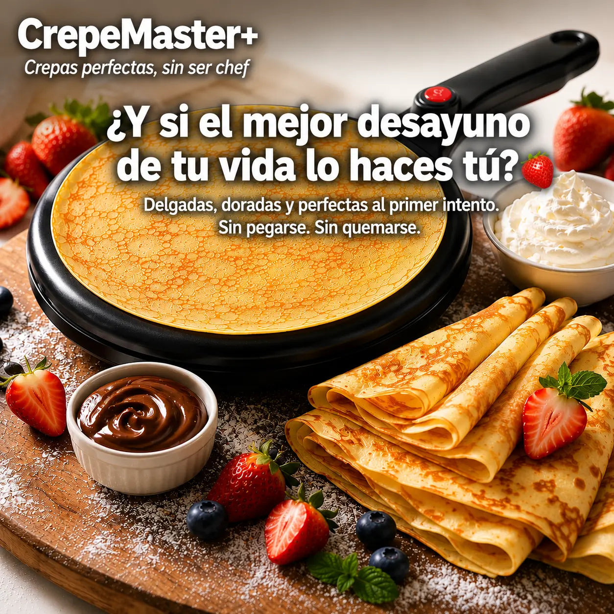 CrepeMaster+ | Crepas perfectas, sin ser chef