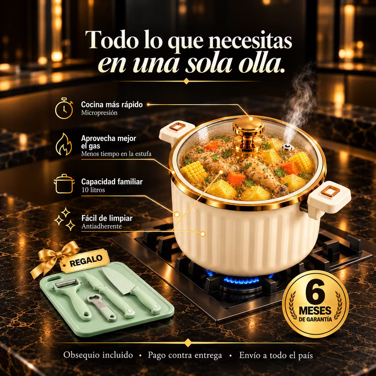 Olla Micropresión 10 Litros
