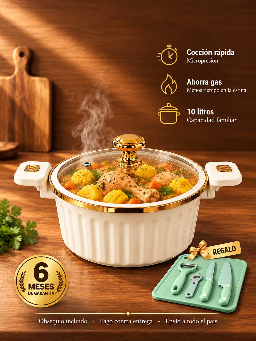 Olla Micropresión 10 Litros