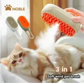 Cepillo Vapor Con Agarradera Mascotas