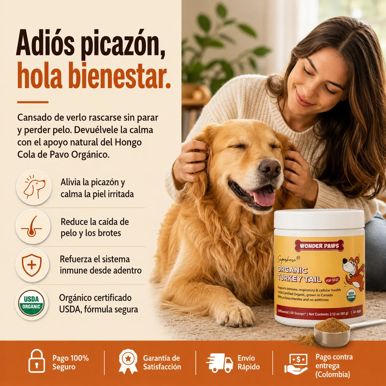 Wonder Paws Calma Total | Adiós picazón, hola bienestar
